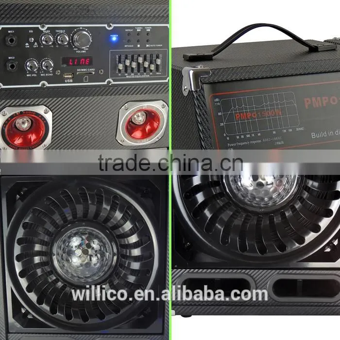 Wholesale 2.0 outdoor professional stage portable dj speaker ball lights