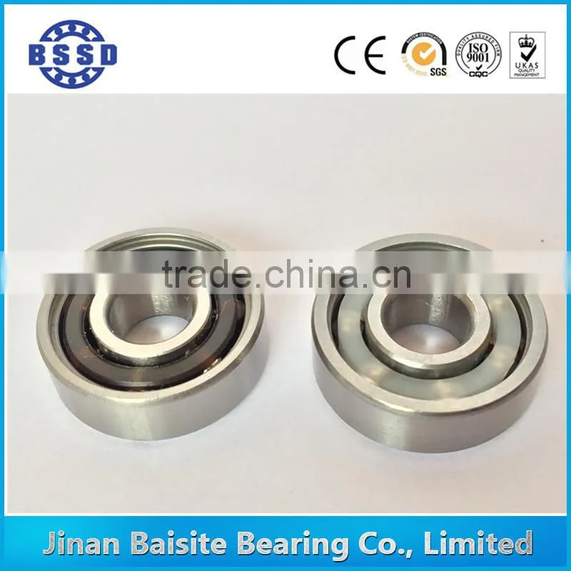 chrome steel and carbon steel abec 14 skateboard bearings