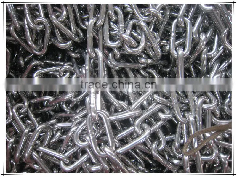 Welded Din763 Marine Link Chain Or Anchor Chain