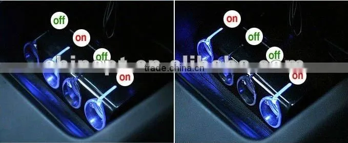 ac dc car cigarette lighter socket adapter