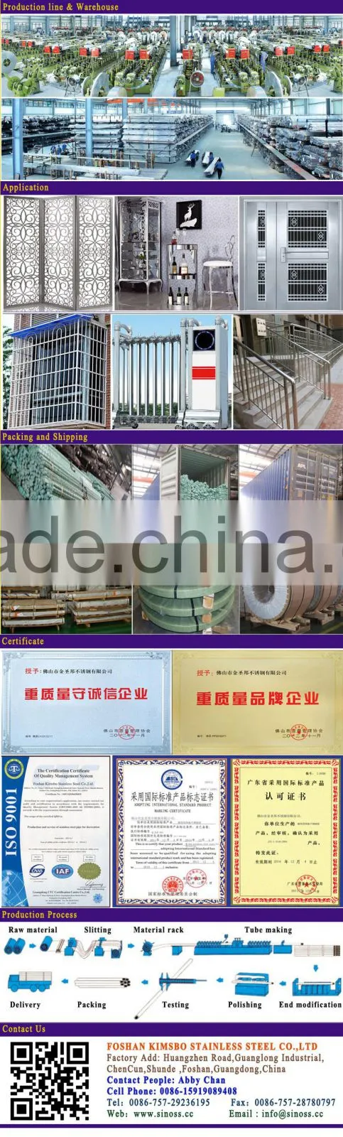 AISI 304 Stainless Steel Rectangular round Tube