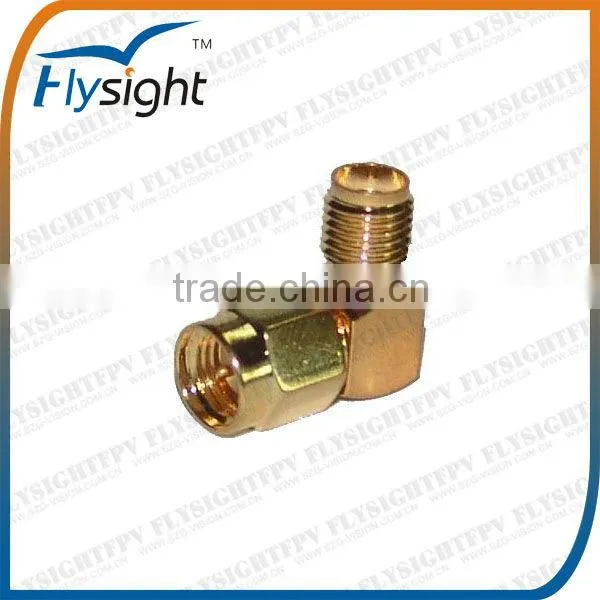 LAA01 7gram 90 Degree Wireless Male/Female Antenna Adapter Connector