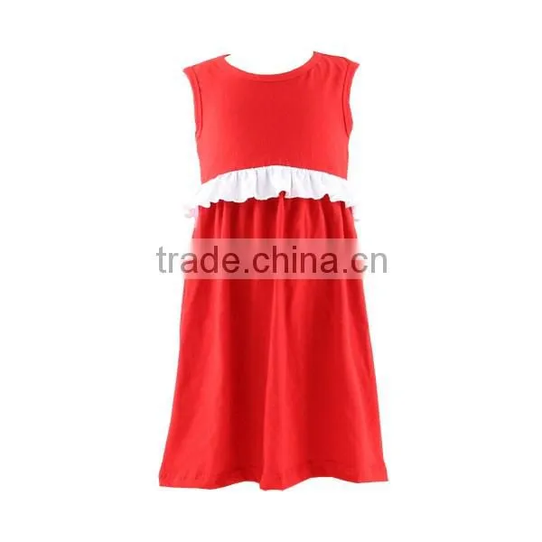 Bulk wholesale kids clothing baby girl dresses Children boutique clothing baby girls dress pure cotton dress