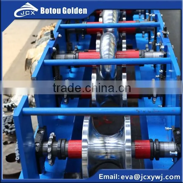 steel roofing ridge cap making machine