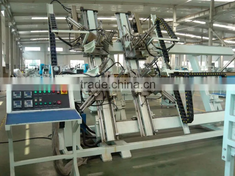 PVC Door-Window Welding & Cleaning Produce Line/welding &cleaning machine for pvc profile window door
