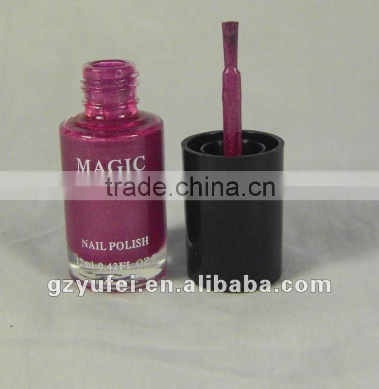 2012 latest new hotselling magnetic nail polish bulk