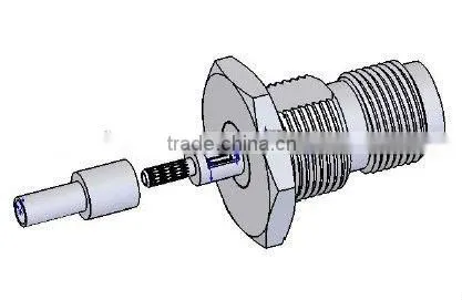 ET-3902 TNC CONNECTORS Male R/A Crimp For Cable