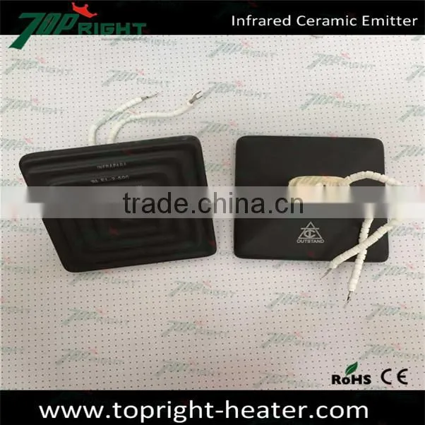 Hollow Type High Heating Efficient Ceramic Infrared Heaters Industrial