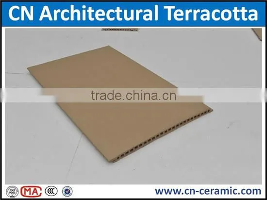 Terracotta cladding with natural surface effects