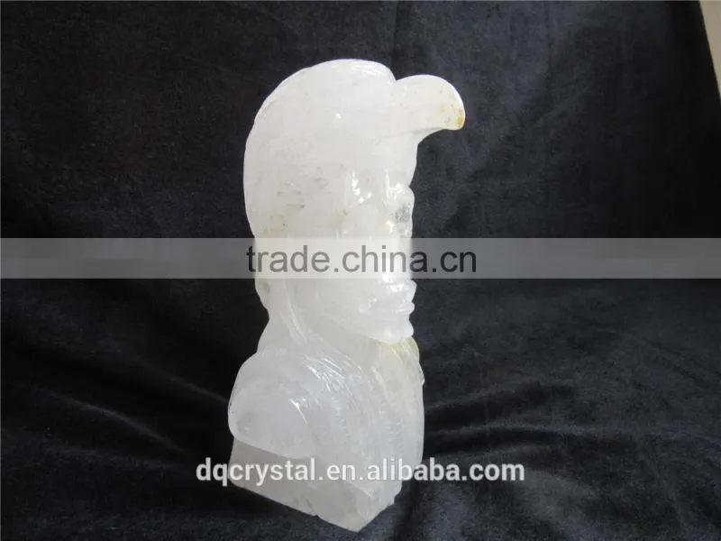 2015 new arrival delicate white crystal skulls