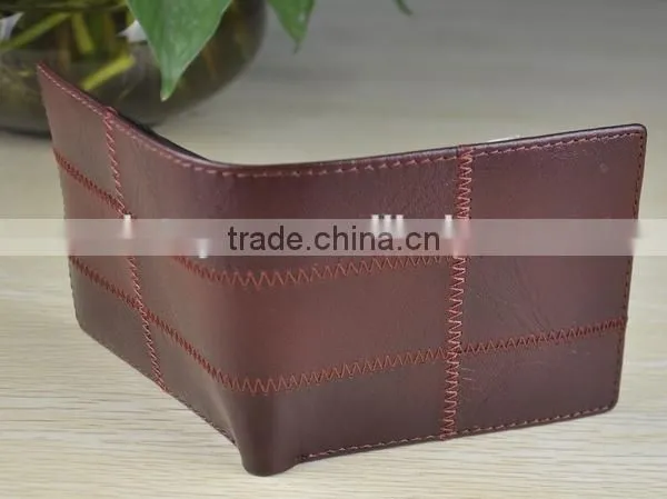 13040 Stylish Bi-fold multi card leather wallet men leather in Guangzhou