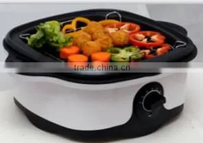 Eastar cooking 8 in 1 hot selling Multi-cooker Slow cook, fry, steam, roast, grill, braise, fondue, scallop any pot can be put