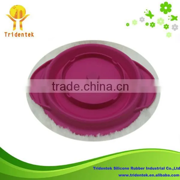 2015 Tableware Eco-friendly mixing bowls with lids silicone salad bowl