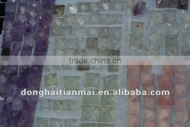 Natural Colorful QUARTZ Crystal HEALING Pyramid For Decoration, Gift