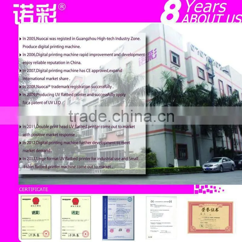 China Large format Industrial Digital UV printer for advertisement