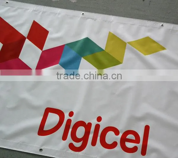 550D Black Backside Vinyl Hanging Banner