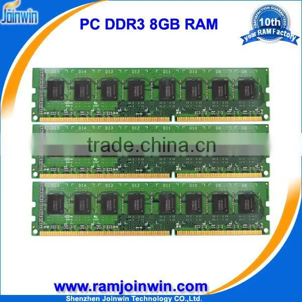 China computer hardware ETT chips 1600mhz non-ecc ram ddr3 8gb