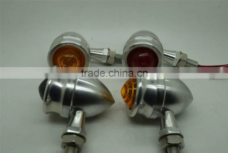 Motorcycle Bullet Turn Signal lights Indicator For Harley Sportster Street Glide