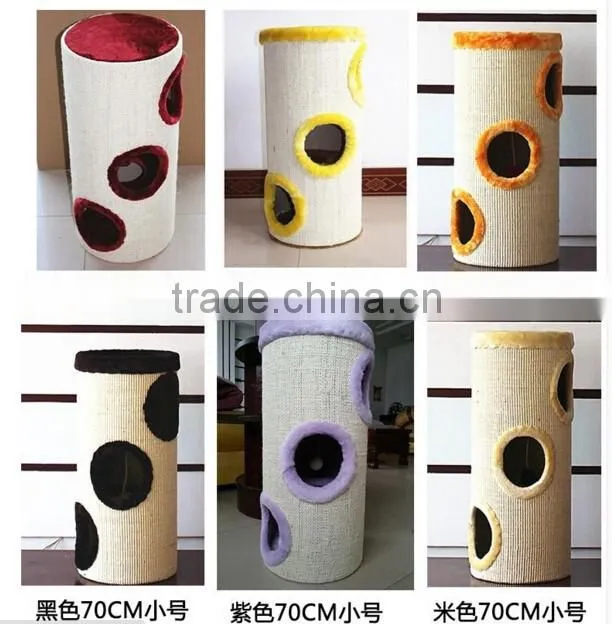 BSCI Cat Tree Factory Luxurious sisal cat products cat scratcher post ,cat tree,pet products