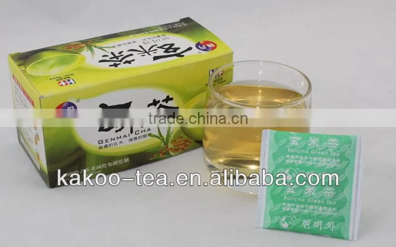 Kakoo genmaicha green tea genmai green tea roasted genmaicha