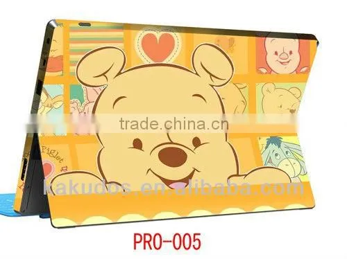 Custom color laptop protective Skin Sticker for Microsoft Surface Pro