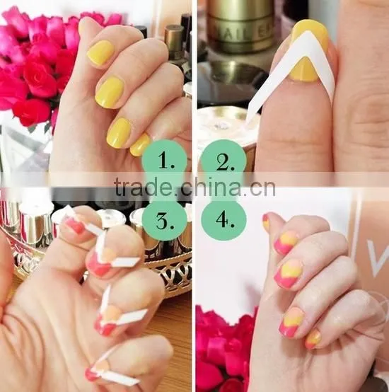 Mixed Color Rolls Glittered Striping Tape Line DIY Nail Art Tips Decoration Sticker Nail Tape