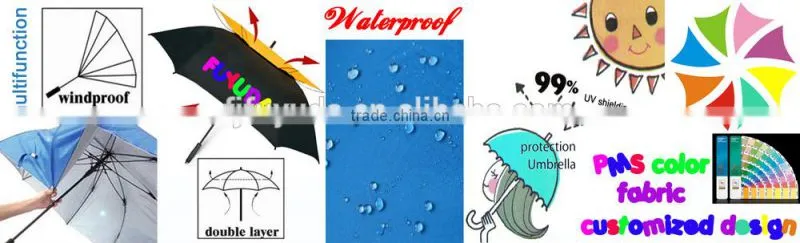 2016 25inch 14mm Luxury Auto Fiberglass And Gold Aluminum Frame Double Layers High Quality Straight Umbrella