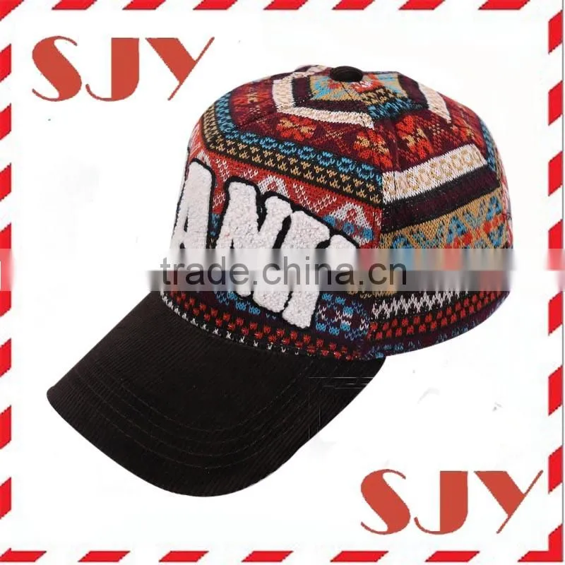 custom made 6 panel embroidery unique winter cheap golf hats