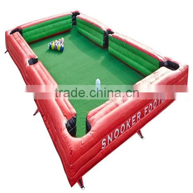 Inflatable foot ball pool ball table, snookball table and billiard soccer ball snook balls