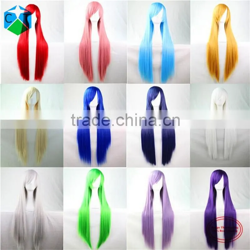 Cosplay Wig Long Purple Best Cosplay By 80CM Long Straight Hair Long Straight Wig Cosplay