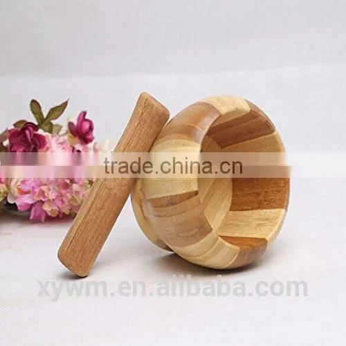 Home basics Mortar and Pestle Bamboo