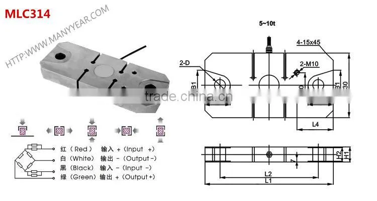 crane scale load cell ,overload limiter load cell