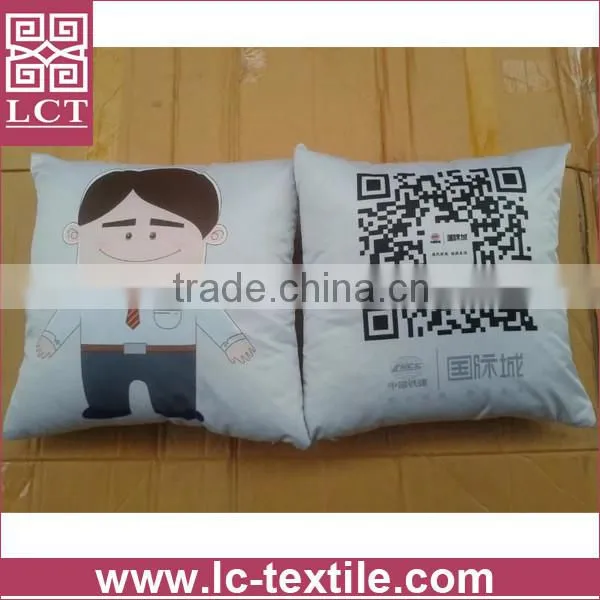 customized premium quality embroidery pp cotton filled plush cushion for promotional use(LCTP0095)