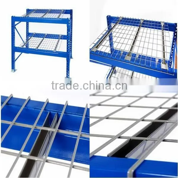 galvanized steel pallet rack wire mesh decking