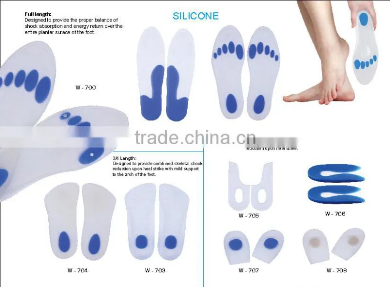 Invisible High Heeled Foot Care Pads Massaging Gel Silicon Heel Cushion
