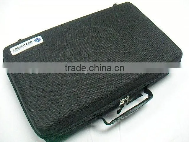 Zipper Enclosure and Durable Exterior, GLCON Black Rectangle Shaped Portable Protective Hard EVA Case