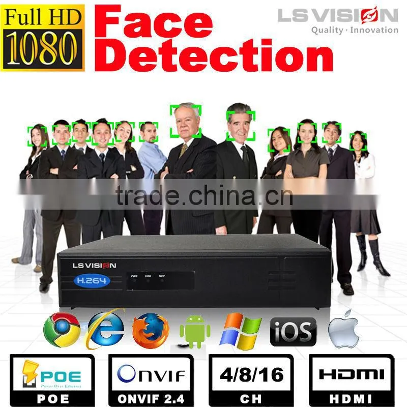 LS VISION Top Notch Onvif 3MP POE Home Security Camera System Pictures NVR Kits