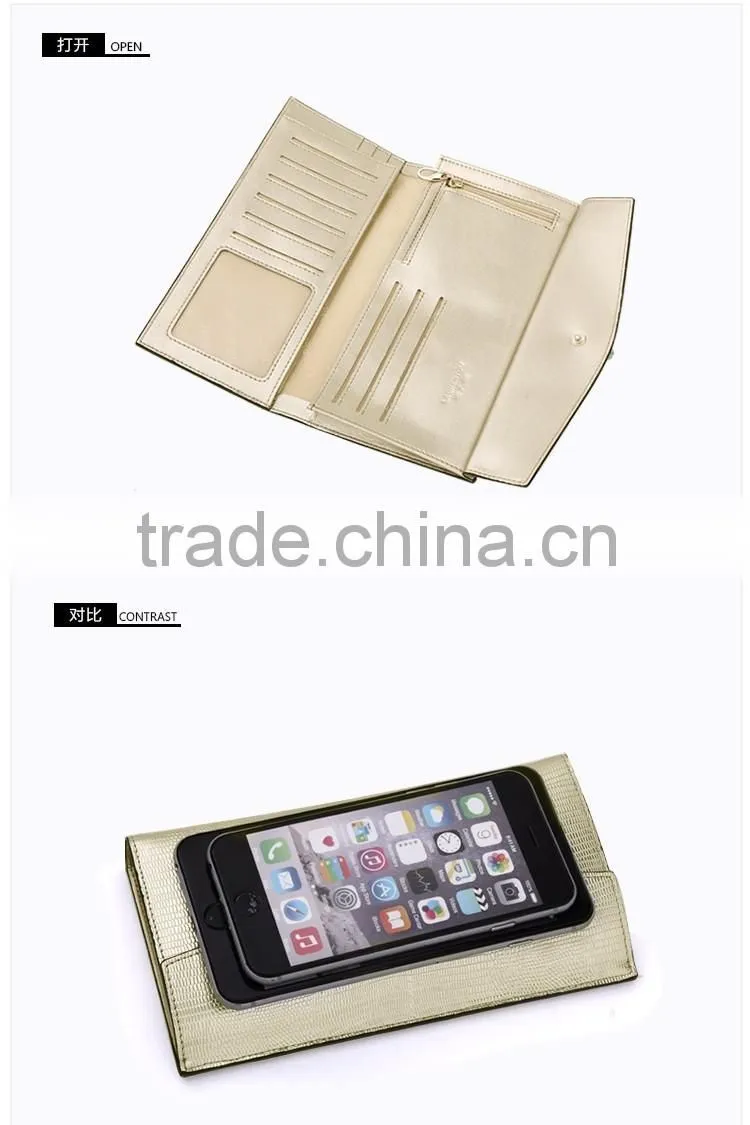 vintage cowhide leather wallet for lady guangzhou factory