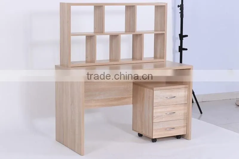 NOAHSION High Quality Computer Table With Useful Bookcase And Drawers