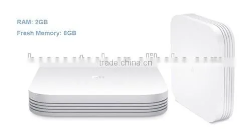 Original Xiaomi TV Box 3S Pro Smart 4K HD MiTV MiBox 3S 2G+8G Dual USB Support Miracast Airplay DLNA Color White Android 5.1