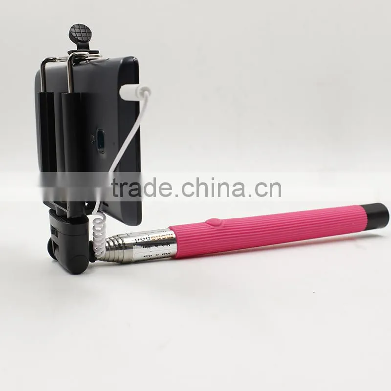 2015 Best Seller Z07-5s Cable Take Pole, Selfie Stick, Selfie Monopod