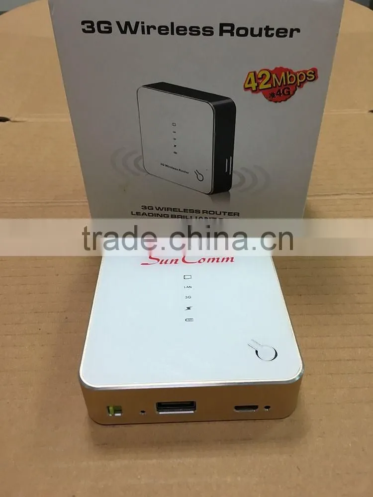 SC-4363-3GR Internal antenna with micro SD slot battery bank 3G WiFi Router