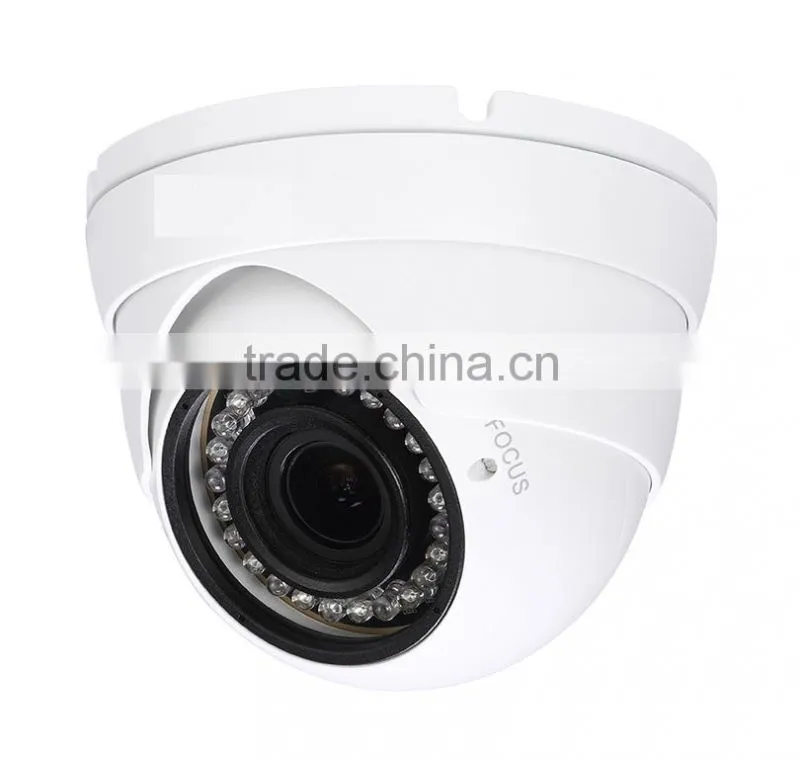 Water-proof 2.4MP Vari-focal 1080P Dome HDCVI Camera with 30m IR LED