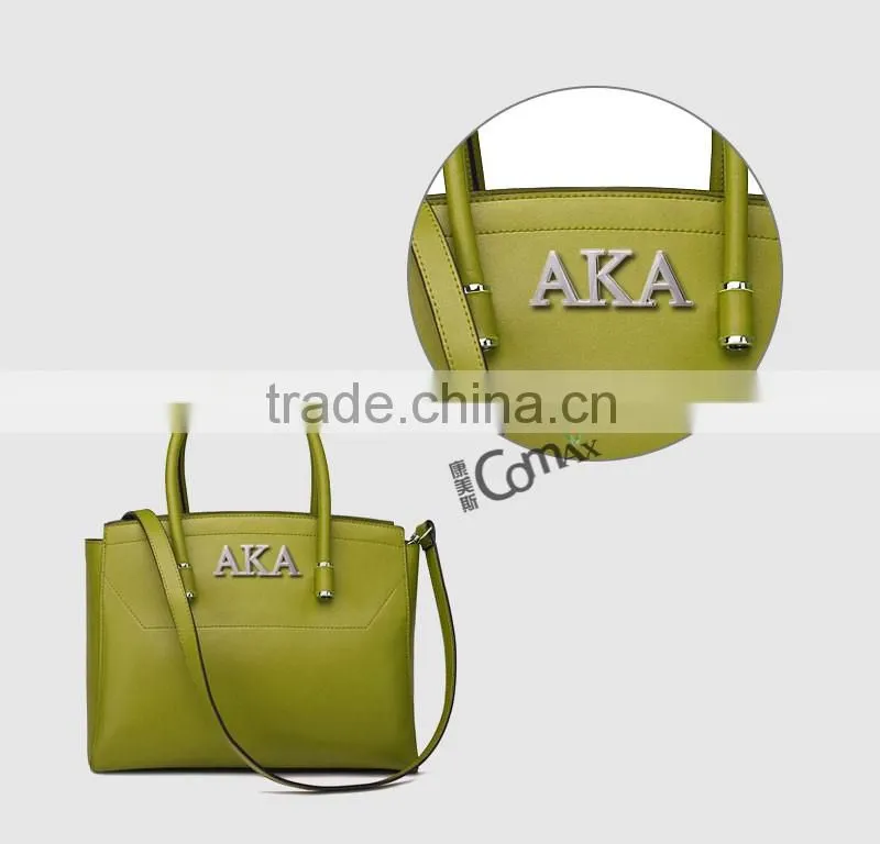 Shiny silver custom 3D metal brand logo