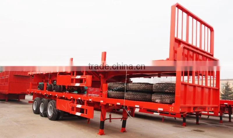 TITAN gooseneck forest log loader timber truck trailer for sale