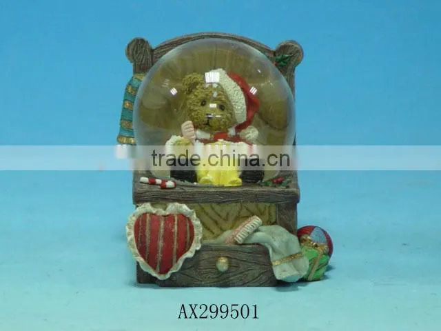 Christmas Decoration Resin snow globe glass snow globe crafts