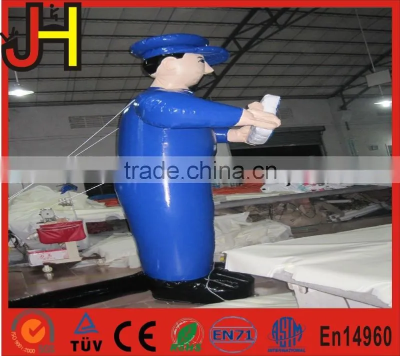 Inflatable policeman, inflatable figures, inflatable police