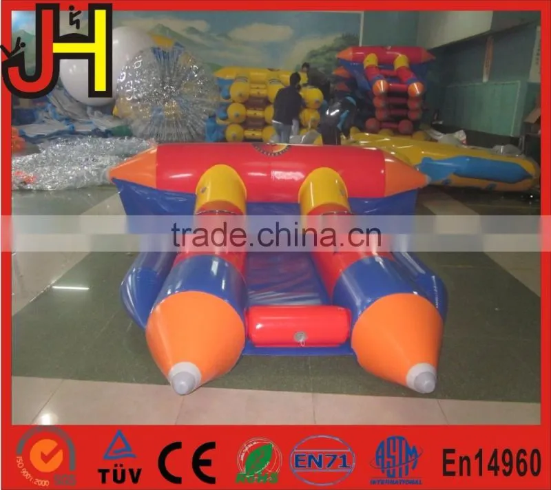 Customized Cheap 4 Person Flying Fish Boat Inflatable