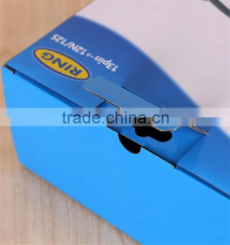 Cardboard electronics packaging paper box
