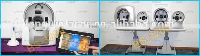 2016 portable newest 3d facial skin and hair analyzer magnifier machine